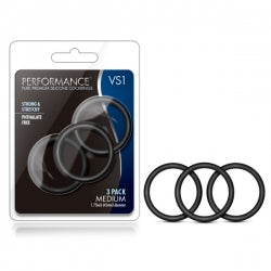 Blush - Performance 3 Pack Cock Ring-Adult Toys - Cock Rings-Blush-Danish Blue Adult Centres