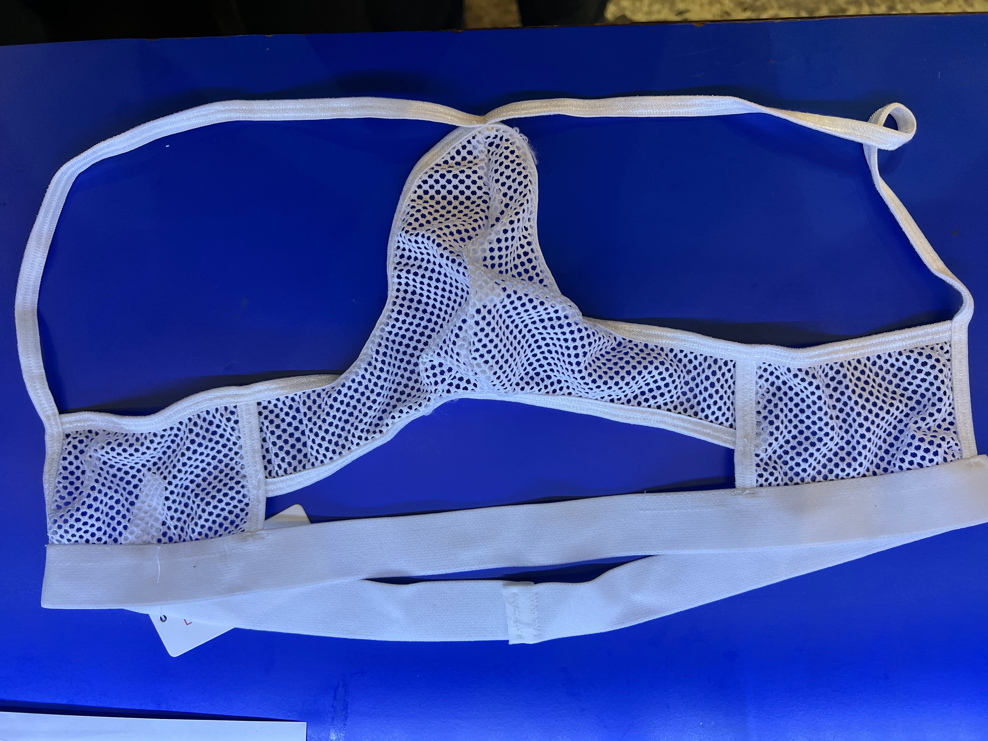 Men's Mesh Bumless Brief-Clothing - Underwear & Panties - Mens Room in Front-Poison Rose-Danish Blue Adult Centres