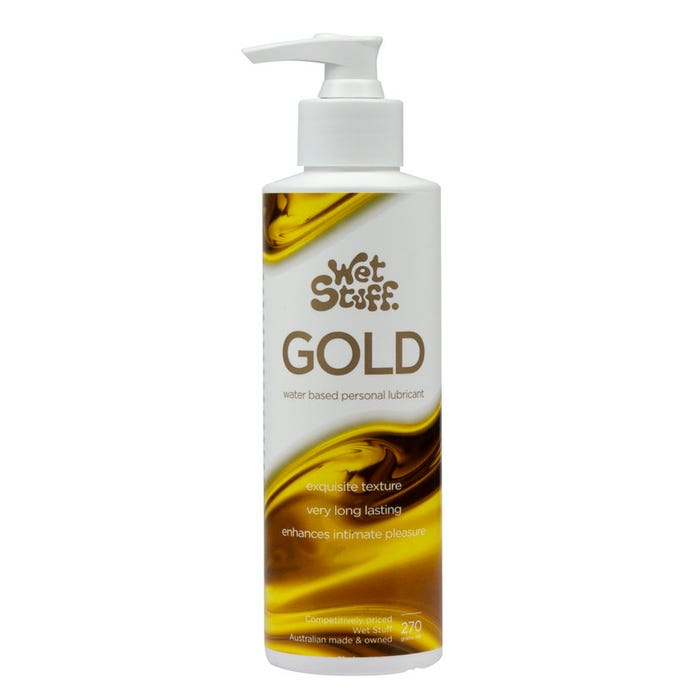 Wet Stuff Gold-Lubricants & Essentials - Lube - Water Based-Wet Stuff-Danish Blue Adult Centres