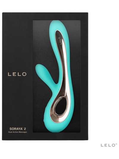 Lelo Soraya 2 (Aqua)-Adult Toys - Vibrators - Rabbits-Lelo-Danish Blue Adult Centres