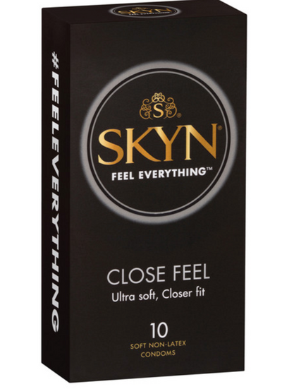 Skyn Non Latex Close Feel Condoms - 10PK-Lubricants & Essentials - Condoms-SKYN-Danish Blue Adult Centres