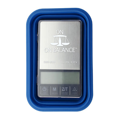 0.01g/200g On-Balance Silicone Bowl Digital Scale (Black)-Lifestyle - Scales - 0.01-On Balance-Danish Blue Adult Centres