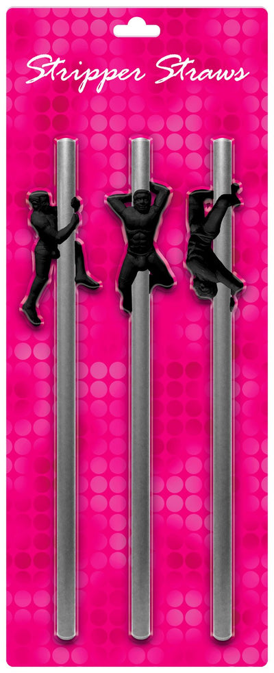 Stripper Straws - PINK - (Males On Straw)-Novelty-Kheper Products-Danish Blue Adult Centres