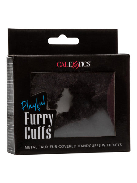 Playful Furry Cuffs Black-Unclassified-CalExotics-Danish Blue Adult Centres