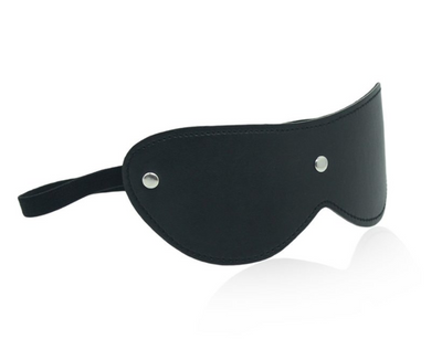 Poison Rose Faux Leather Stud Blindfold