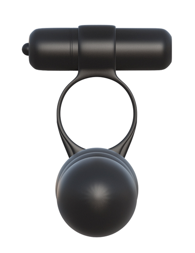 Pipedream Fantasy C-Ringz Posable Partner Double Penetrator (Black)-Adult Toys - Strap On - Kits-Pipedream-Danish Blue Adult Centres