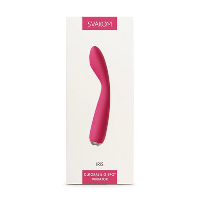 Svakom Iris Clitoral & G-Spot Vibrator-Adult Toys - Vibrators - G-Spot-Svakom-Danish Blue Adult Centres