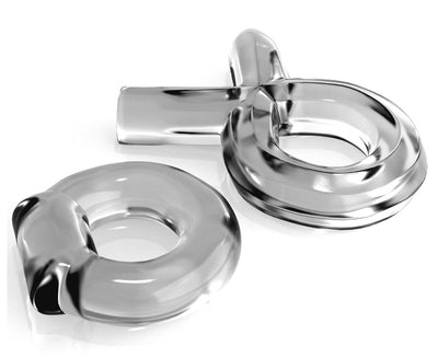 Pipedream Classix Couples Cock Ring Set (Clear)