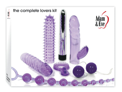Adam & Eve The Complete Lovers Kit Vibrator Set (Purple)-Unclassified-Adam & Eve-Danish Blue Adult Centres