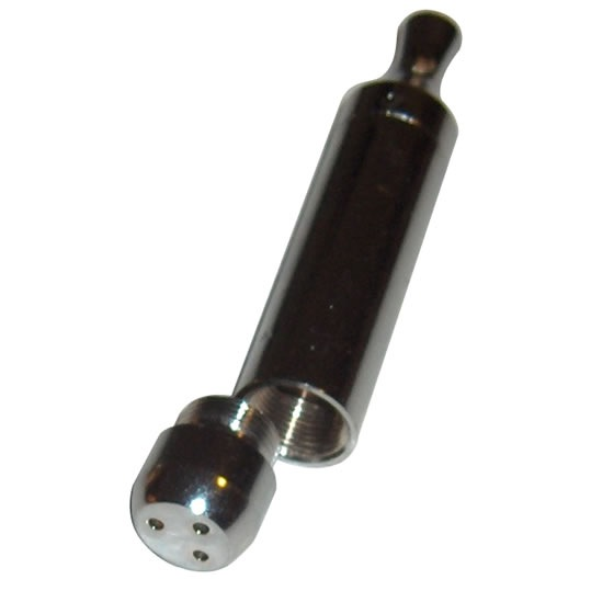 Smokeless Pipe 9cm (Stainless Steel)-Lifestyle - Tobacco Pipes-Agung-Danish Blue Adult Centres