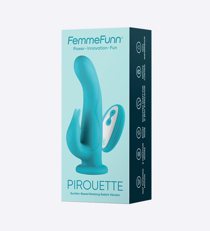 Femme Funn - Pirouette-Adult Toys - Vibrators - Rabbits-Femme Funn-Danish Blue Adult Centres