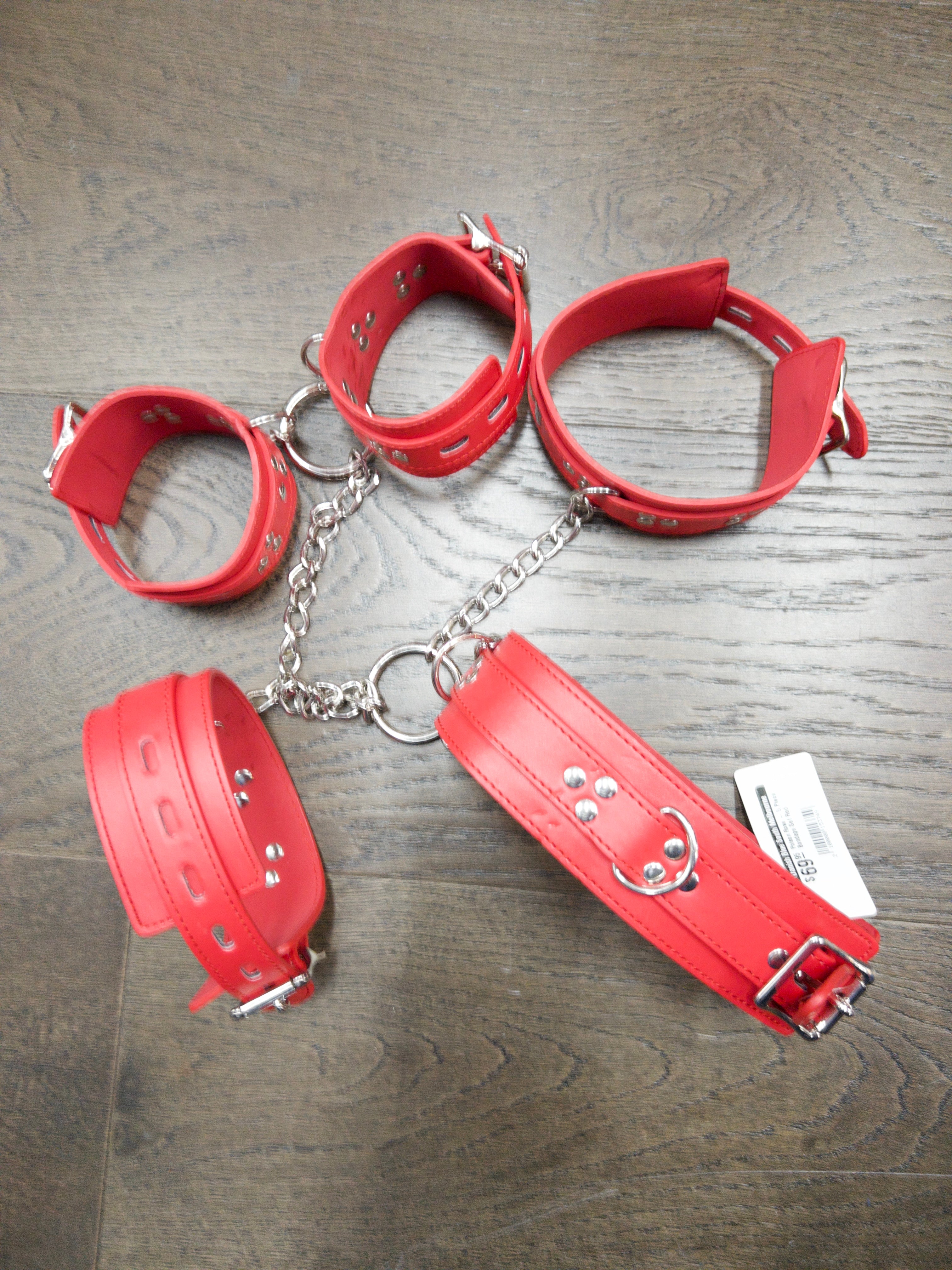 Poison Rose - 5 Piece Bondage Set-Bondage & Fetish - Cuffs & Restraints-Poison Rose-Danish Blue Adult Centres