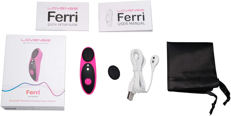 Ferri - Tiny Versatile & Powerful Magnetic Panty Vibrator by Lovense-Adult Toys - Vibrators - Remote Controllable-Lovense-Danish Blue Adult Centres