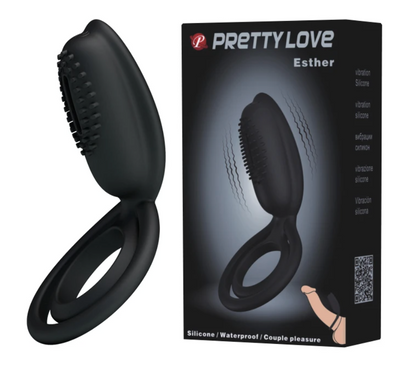 Pretty Love - Vibrating Cock Ring Esther-Adult Toys - Cock Rings - Vibrating-Pretty Love-Danish Blue Adult Centres
