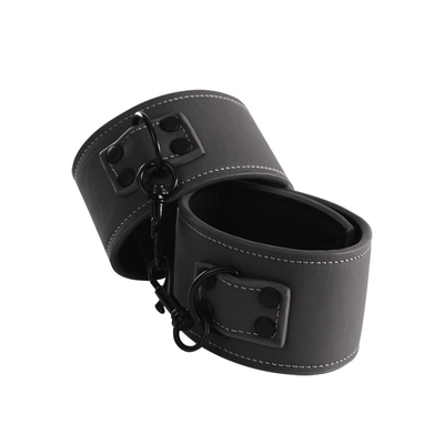 Renegade Bondage Wrist Cuffs (Black)-Bondage & Fetish - Cuffs & Restraints-Renegade-Danish Blue Adult Centres