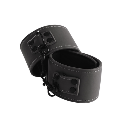 Renegade Bondage Wrist Cuffs (Black)-Bondage & Fetish - Cuffs & Restraints-Renegade-Danish Blue Adult Centres