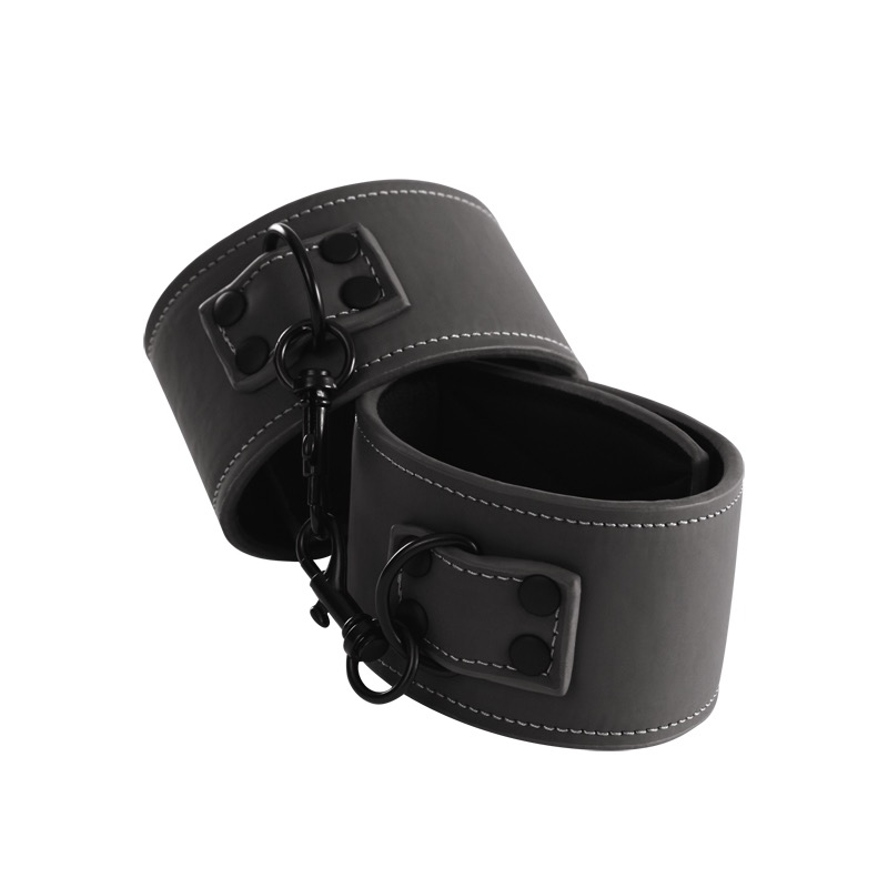 Renegade Bondage Wrist Cuffs (Black)-Bondage & Fetish - Cuffs & Restraints-Renegade-Danish Blue Adult Centres