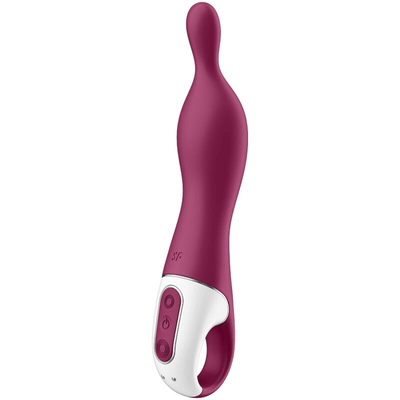 Satisfyer A-Mazing 1 Vibrator - Berry-Adult Toys - Anal - Plugs-Satisfyer-Danish Blue Adult Centres