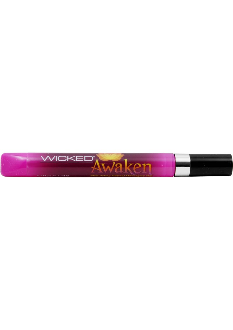 Wicked Awaken Clitoral Massage Gel 8.6ml.-Lubricants & Essentials - Creams & Sprays - Arousal-Wicked-Danish Blue Adult Centres