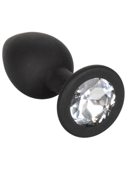 CalExotics Silicone Gem Anal Kit (Black) - 3 Plug Set-Unclassified-CalExotics-Danish Blue Adult Centres