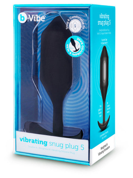 B-Vibe Vibrating Snug Plug-Unclassified-B-Vibe-Danish Blue Adult Centres
