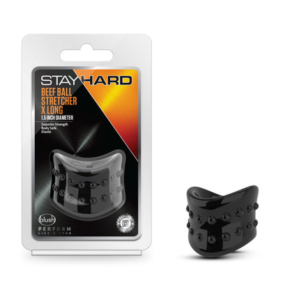 Stay Hard Beef Ball Stretcher X Long-Adult Toys - Cock Rings - Ball Stretchers-Blush-Danish Blue Adult Centres
