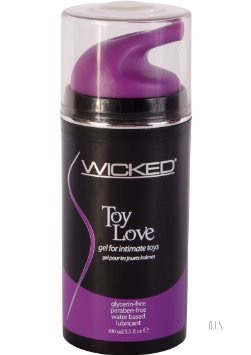 Wicked Toy Love Water Based Lubricant 100ml (3.3 fl.oz)-Lubricants & Essentials - Lube - Water Based-Wicked-Danish Blue Adult Centres