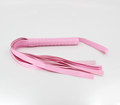 Love In Leather - PU Leather Flogger Pink-Unclassified-Love In Leather-Danish Blue Adult Centres