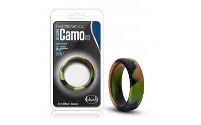 Blush Performance Silicone Camo Cock Ring (Green Camoflage)-Adult Toys - Cock Rings-Blush-Danish Blue Adult Centres