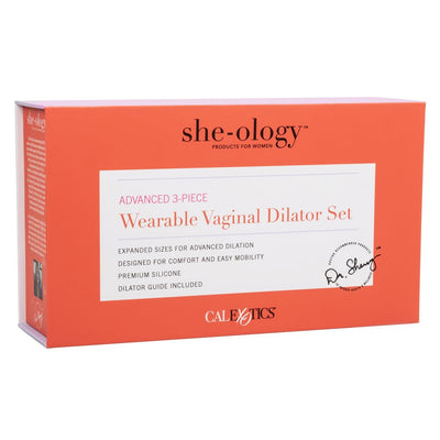 She-ology Advanced 3-Piece Wearable Vaginal Dilator Set-Adult Toys - Kegel Balls & Dilators-CalExotics-Danish Blue Adult Centres