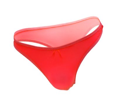 Love In Leather Mens Lycra G-string S/M Red-Clothing - Underwear & Panties - Mens& - Room in Front-Love In Leather-Danish Blue Adult Centres