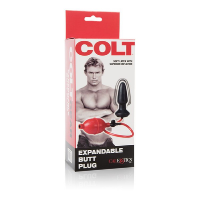 CalEx Colt Expandable Butt Plug (Black)-Adult Toys - Anal - Plugs-Colt-Danish Blue Adult Centres
