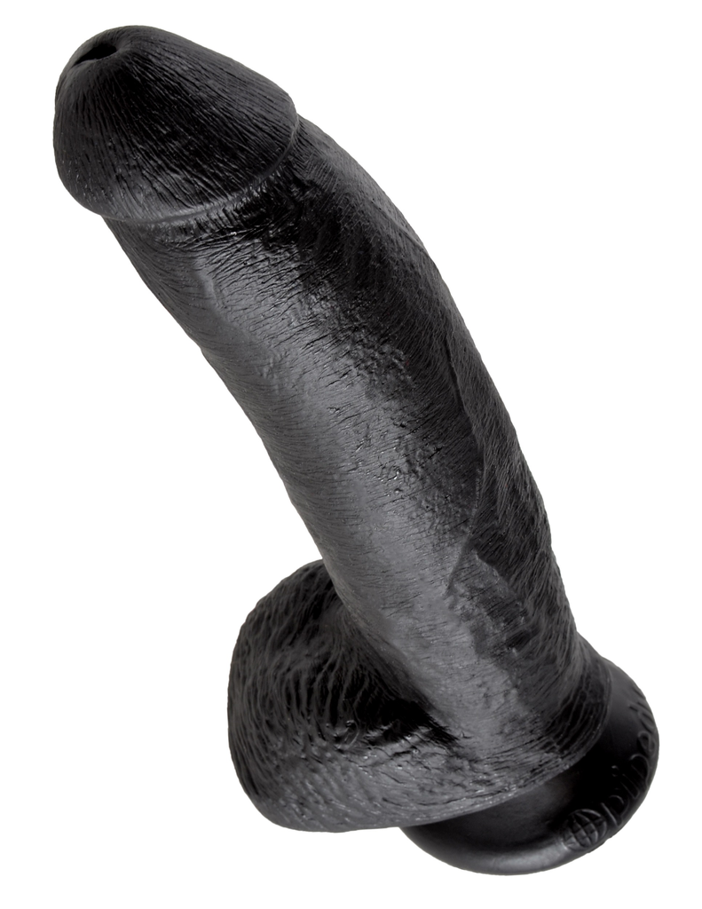 King Cock Realistic Dildo with balls 9inch Black-Adult Toys - Dildos - Realistic-King Cock-Danish Blue Adult Centres