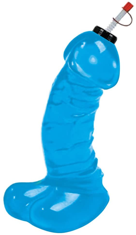 Dicky Chug Sports Bottle 16OZ-Novelty-Hott Productions-Danish Blue Adult Centres