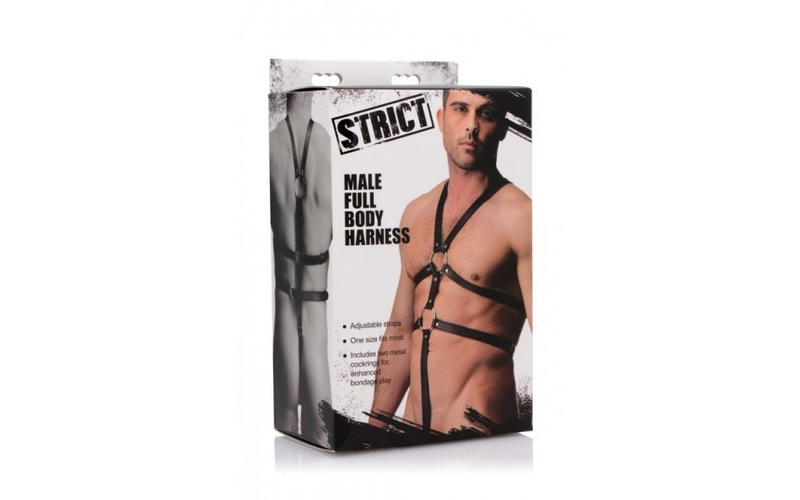 Strict Male Full Body Harness (Black)