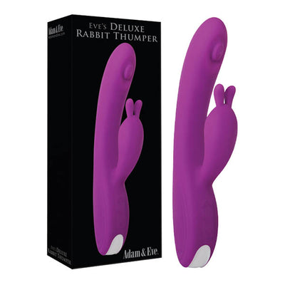 Adam & Eve Eve's Deluxe Rabbit Thumper - Purple-Adult Toys - Vibrators - Rabbits-Adam & Eve-Danish Blue Adult Centres