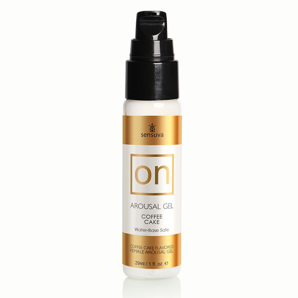 On For Her- Arousal Gel Coffee Cake 29ml-Lubricants & Essentials - Creams & Sprays - Arousal-Sensuva-Danish Blue Adult Centres
