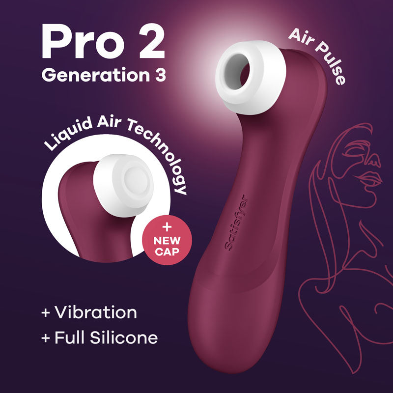 Satisfyer Pro 2 Gen 3 - Adult Toys - Vibrators - Clitoral Suction-Satisfyer-Danish Blue Adult Centres
