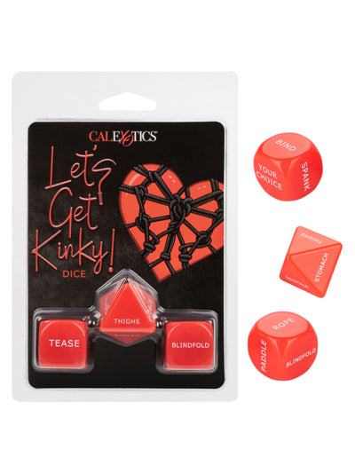 Let's Get Kinky! Dice-Novelty - Games-CalExotics-Danish Blue Adult Centres