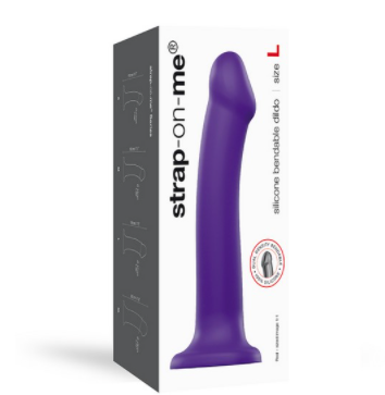 Strap On Me Dual Density Large - Purple-Adult Toys - Strap On - Attachments-Strap On Me-Danish Blue Adult Centres