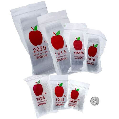 Apple Resealable Ziplock Bags-Lifestyle - Storage - BagsSafes-Apple-Danish Blue Adult Centres