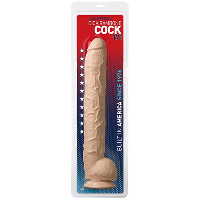 Doc Johnson Dick Rambone 17 Inch Cock (Flesh)-Adult Toys - Dildos - Realistic-Doc Johnson-Danish Blue Adult Centres