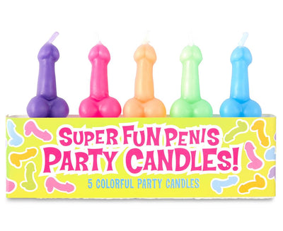 Little Genie - Super Fun Penis Party Candles - 5 Pack