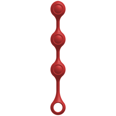 KINK - Anal Essentials Weighted Silicone Anal Balls-Adult Toys - Anal - BeadsBalls-Kink-Danish Blue Adult Centres