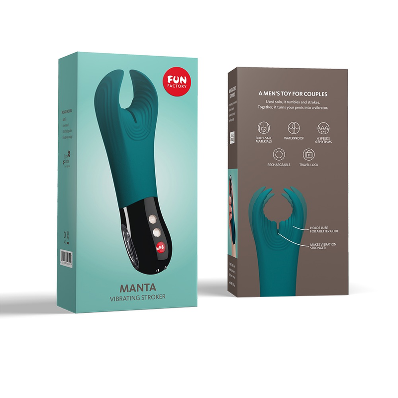 Fun Factory Manta Vibrating Masturbator-Unclassified-Fun Factory-Danish Blue Adult Centres