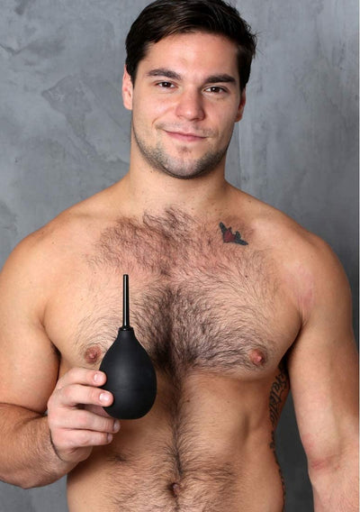 ER-15 Perfect Fit Ergoflo Impulse Anal Douche (Black)-Lubricants & Essentials - Douches-Perfect Fit-Danish Blue Adult Centres