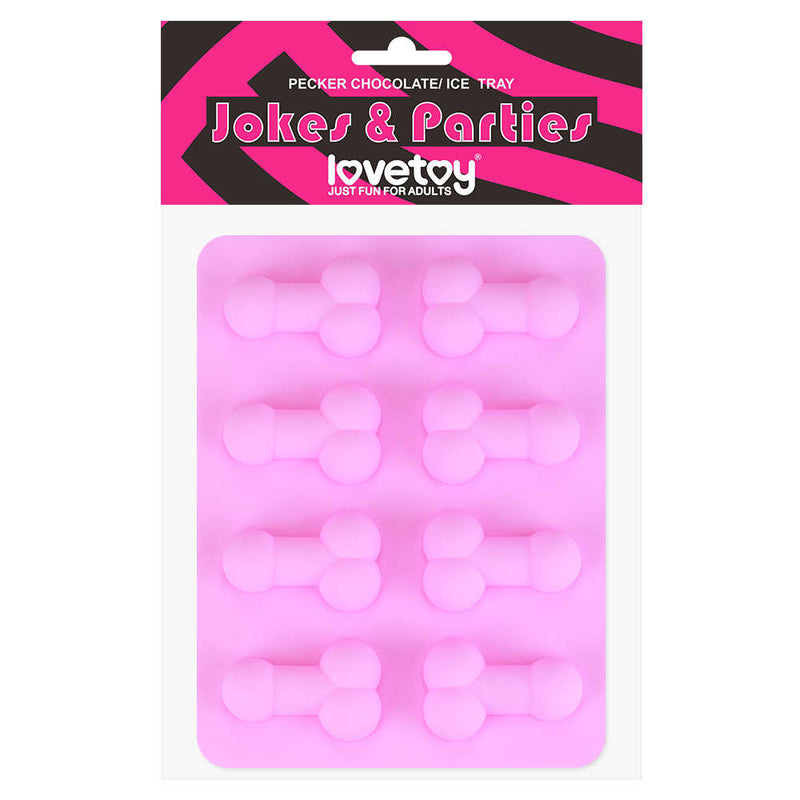 Lovetoy - Jokes & Parties Pecker Chocolate/Ice Tray (Silicone)-Novelty - Party-LoveToy-Danish Blue Adult Centres