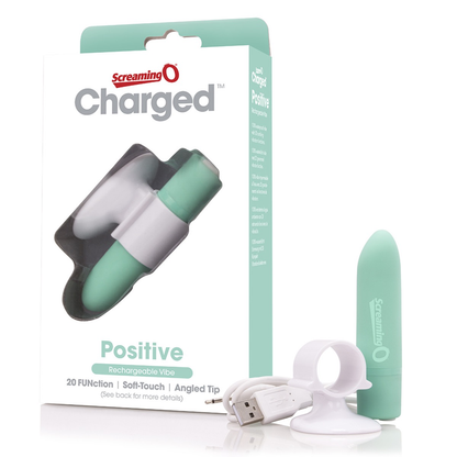 Screaming O Charged Positive Vibe-Adult Toys - Vibrators - Bullets-ScreamingO-Danish Blue Adult Centres