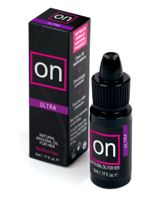 On For Her - ULTRA Clitoral Stimulation Oil-Lubricants & Essentials - Creams & Sprays - Arousal-Sensuva-Danish Blue Adult Centres