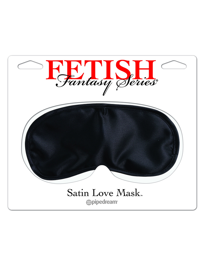 Pipedream Fetish Fantasy Series Satin Love Mask (Black)-Bondage & Fetish - Mask, Hood, Blindfolds-Pipedream-Danish Blue Adult Centres